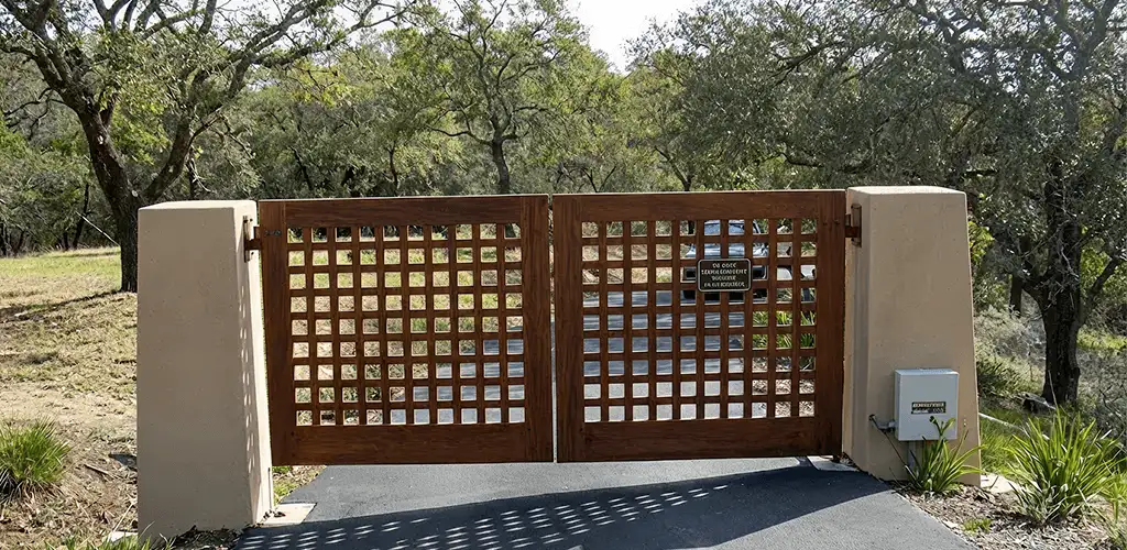 Driveway gate installation for a residential property in Sacramento, CA