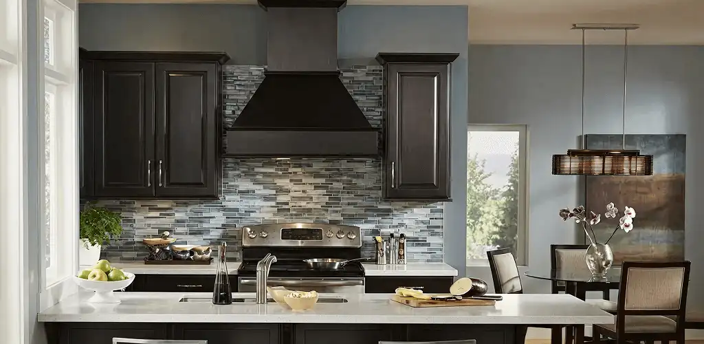 Kitchen cabinet painting and refinishing in a modern kitchen in Sacramento, CA